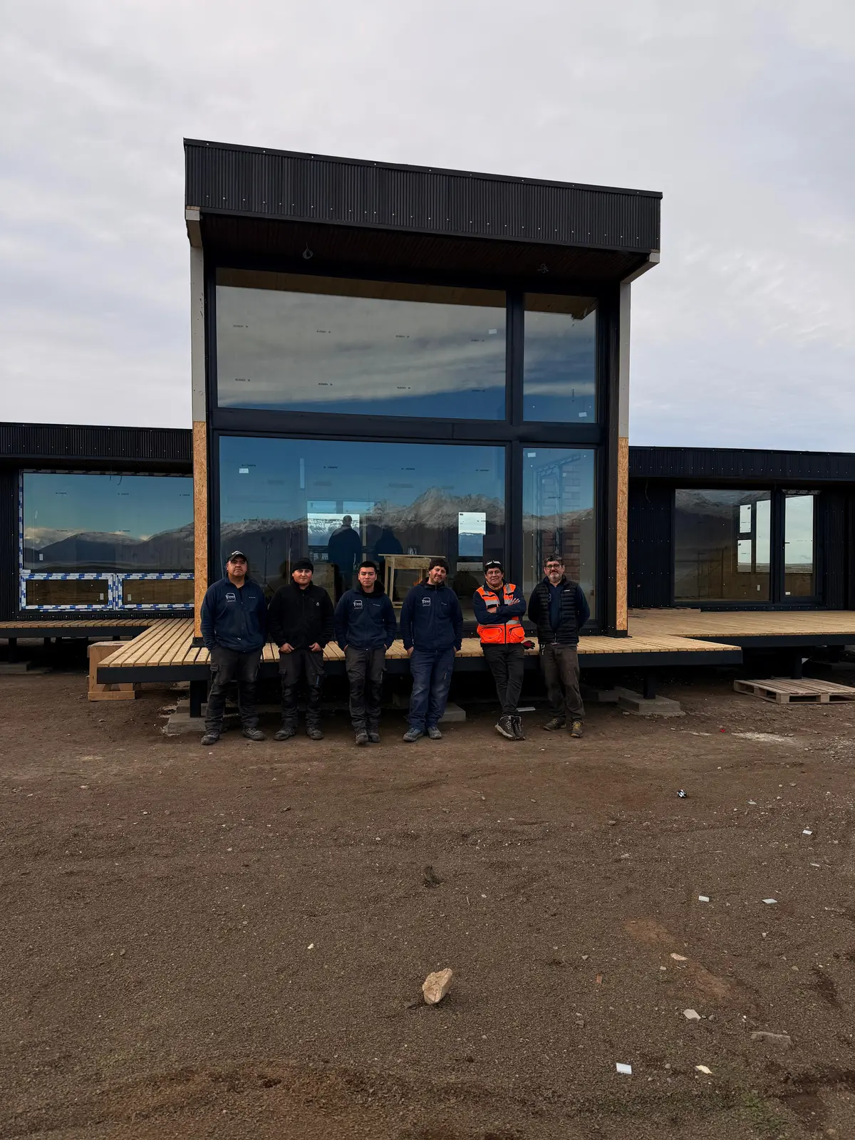 Termoaustral team on site in Magallanes